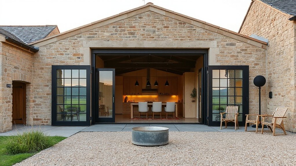 barn inspired modern interior design