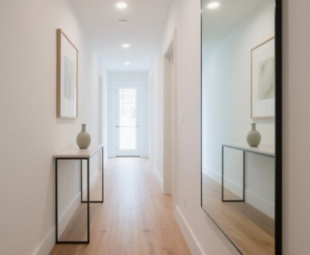 brighten and expand hallway
