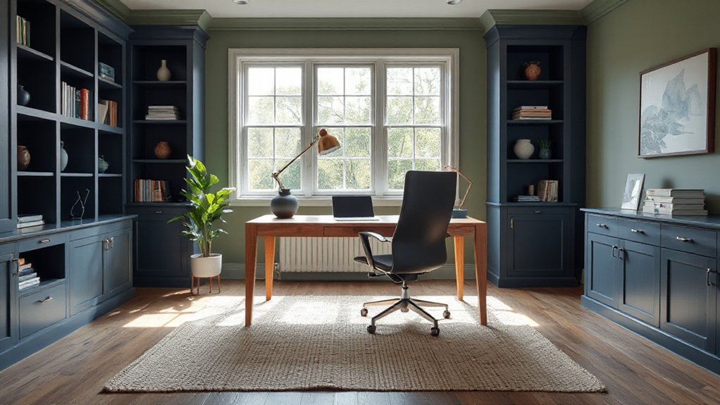 calm focused office colors