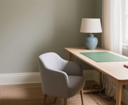 calm muted office colors