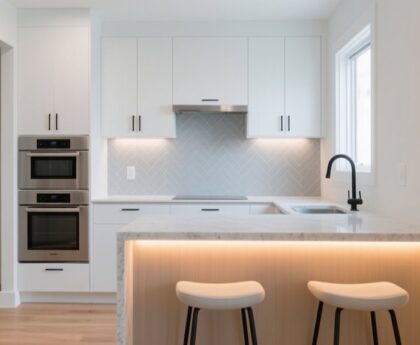 compact contemporary kitchen design