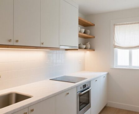 compact stylish kitchen design