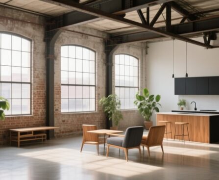 converting warehouse into space