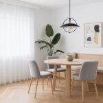 cozy compact dining space
