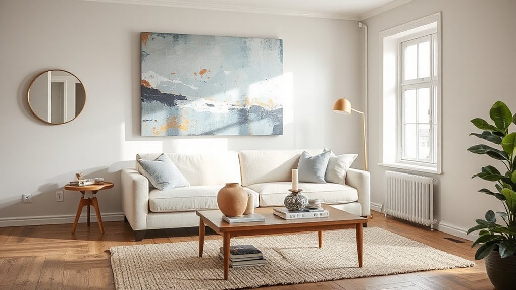 curated art and mirrors