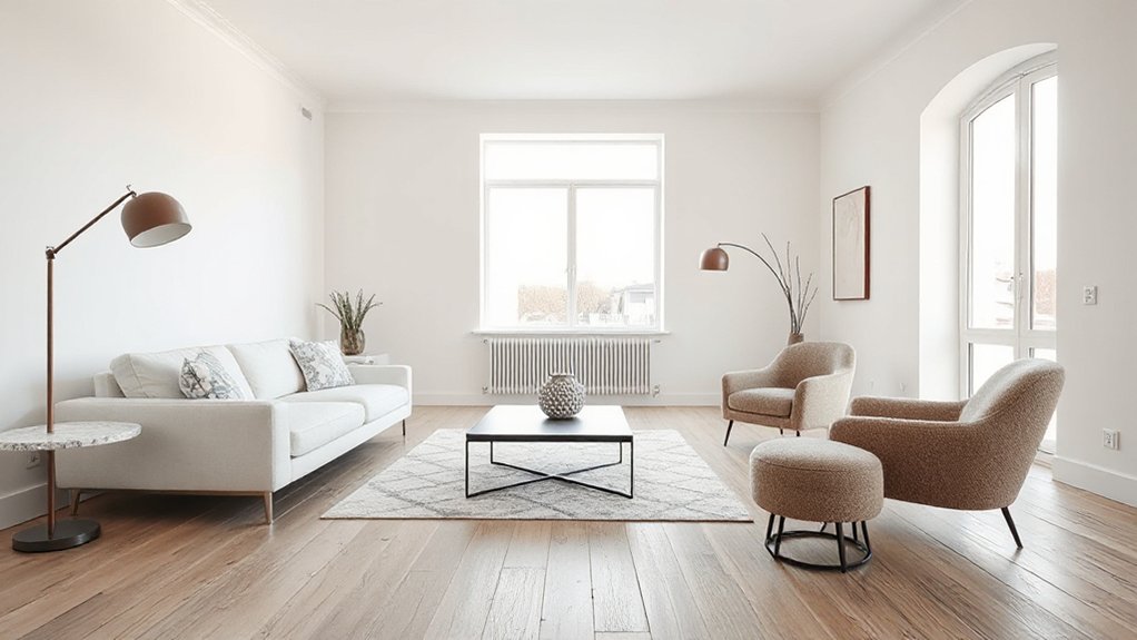 curved forms enhance modern spaces