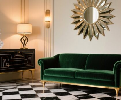 elegant luxurious geometric design
