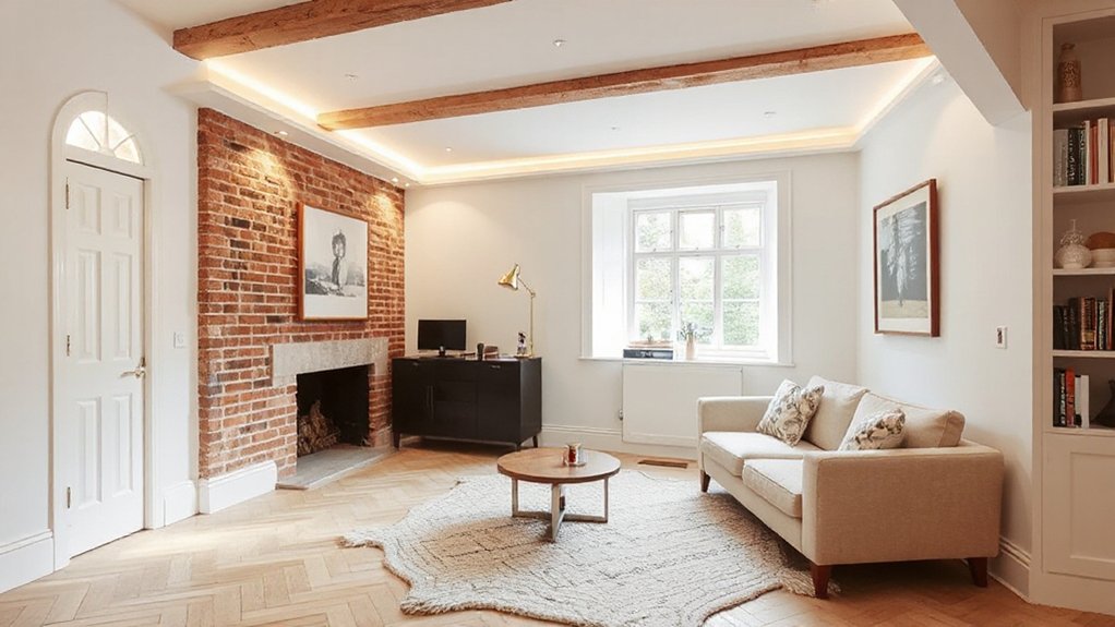 layered lighting enhances space