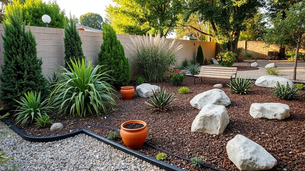 low maintenance garden care