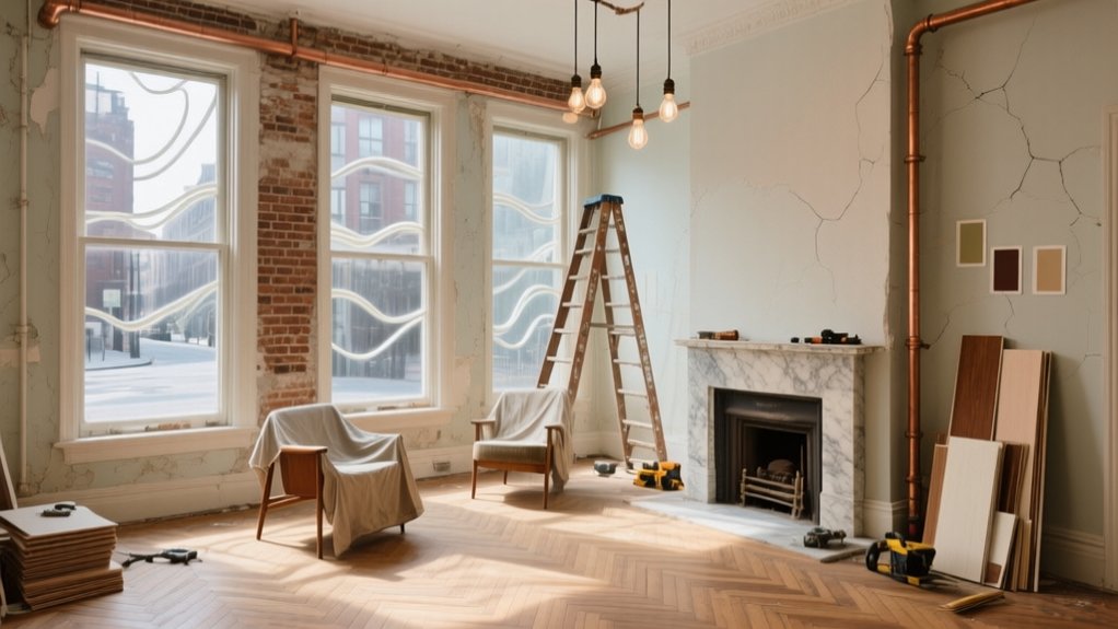 renovating a quirky apartment
