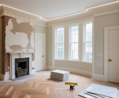 restoring historic townhome