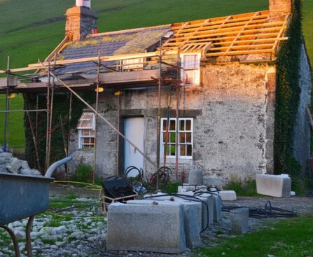 restoring rustic stone home
