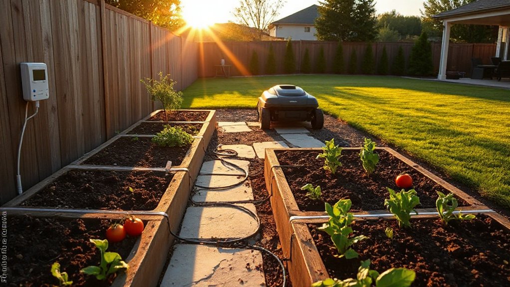 sensor driven autonomous garden management