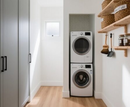 small utility room storage