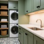 stylish practical utility room