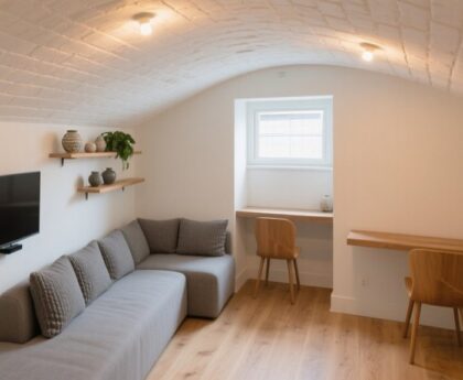 transforming home cellar space