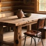 warm natural wood furniture