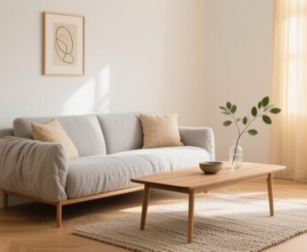 warm simple cozy space