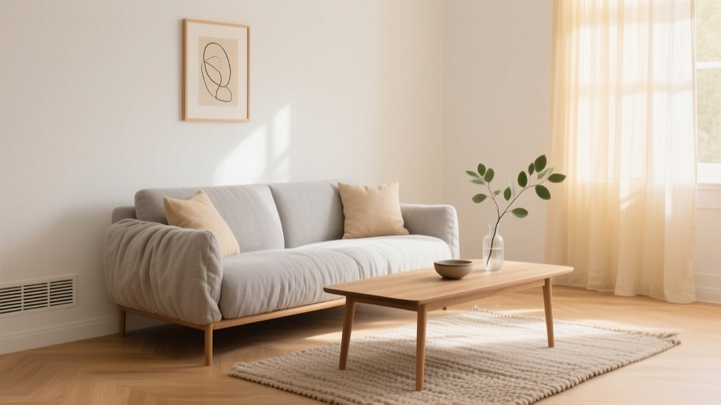 warm simple cozy space