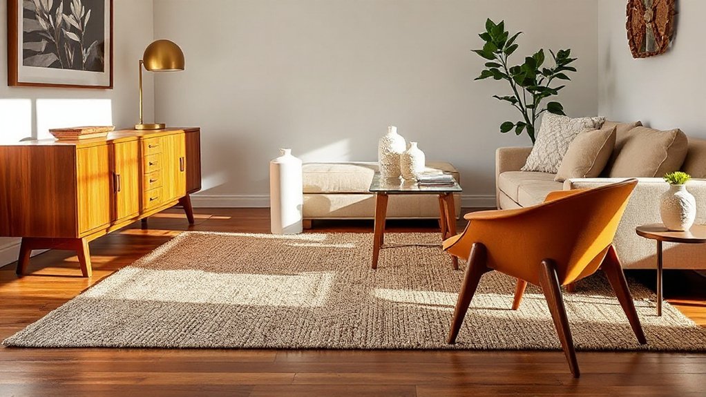 warm wood tones and textures